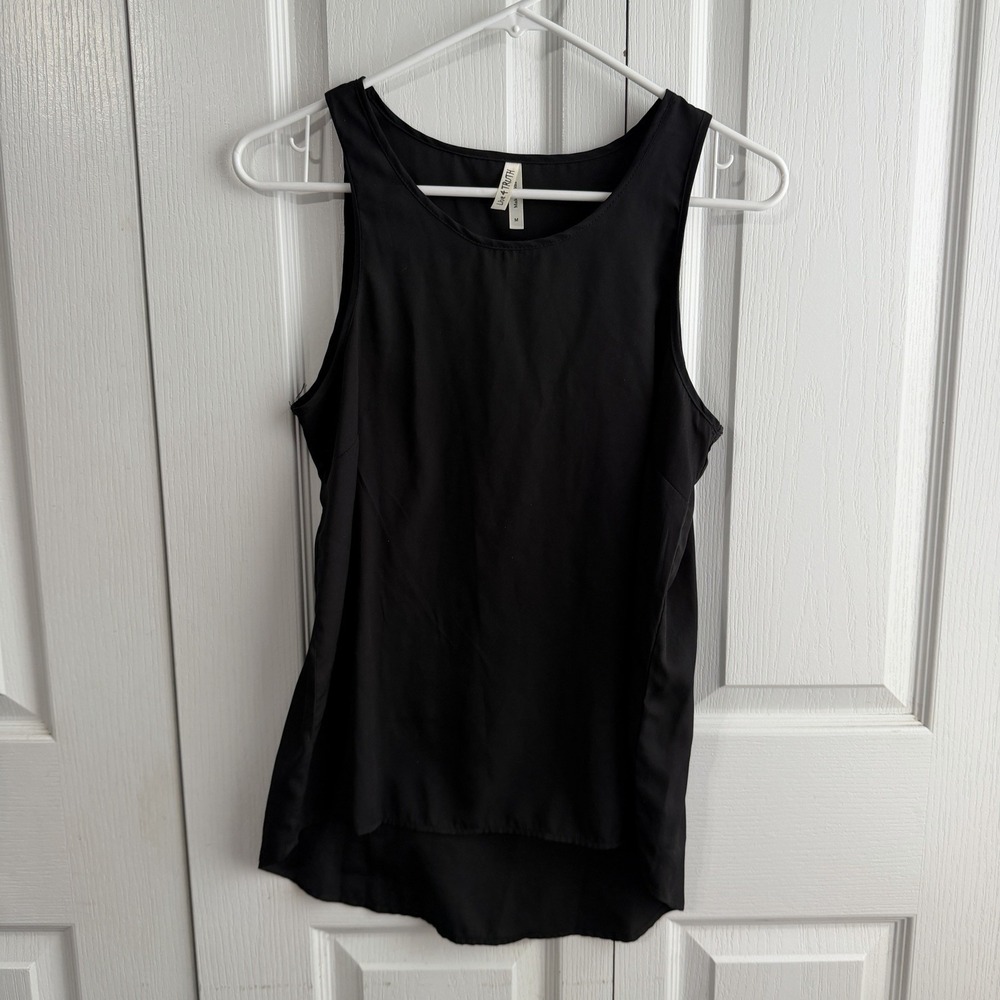 Live 4 Truth Black Tank Women's Size Medium Minimalist Office Business Layering
